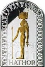 10 Diners Ancient Egyptian Goddess Hathor, Andorra, 2012 reverse image