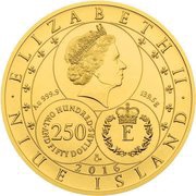 250 Dollars - Elizabeth II 40 Ducat of St. John of Nepomuk obverse image