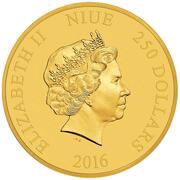 250 Dollars - Elizabeth II Princess Leia obverse image