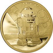 250 Dollars - Elizabeth II R2-D2, Niue, 2016 reverse image