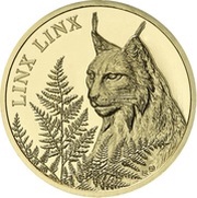 250 Dollars - Elizabeth II Eurasian lynx, Niue, 2017 reverse image