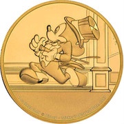 250 Dollars - Elizabeth II Mickey's Delayed Date, Niue, 2017 reverse image