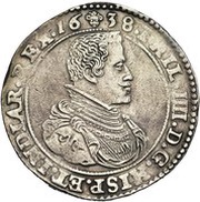 1 Ducaton - Philip IV Second bust, Brussels obverse image