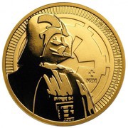 250 Dollars - Elizabeth II Darth Vader, Niue, 2017 reverse image