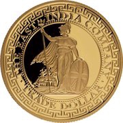 250 Dollars - Elizabeth II British Trade Dollar, Niue, 2018 reverse image