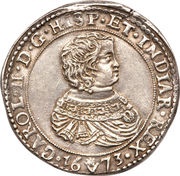 1 Ducaton - Charles II First Bust obverse image
