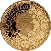 250 Dollars - Elizabeth II U.S Trade Dollar obverse image