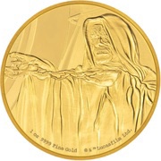 250 Dollars - Elizabeth II Emperor Palpatine, Niue, 2018 reverse image