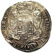 1 Ducaton - Charles II Second bust, Belgium, 1683-1684 reverse image