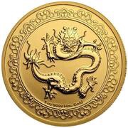 250 Dollars - Elizabeth II Green Dragon, Niue, 2019 reverse image