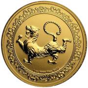 250 Dollars - Elizabeth II White Tiger, Niue, 2019 reverse image