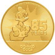 250 Dollars - Elizabeth II Donald Duck's 85th Anniversary, Niue, 2019 reverse image