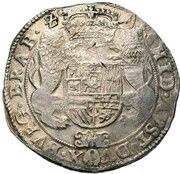 1 Ducaton - Charles II Third Bust, Belgium, 1684 reverse image