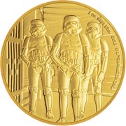 250 Dollars - Elizabeth II Stormtrooper, Niue, 2019 reverse image