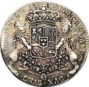 1 Ducaton - Philip V, Belgium, 1703 reverse image