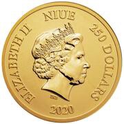 250 Dollars - Elizabeth II Mickey Christmas obverse image