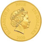 250 Dollars - Elizabeth II Hogwarts Castle obverse image