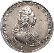1 Ducaton - Philip V High relief obverse image