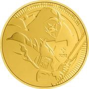 250 Dollars - Elizabeth II Darth Vader, Niue, 2020 reverse image
