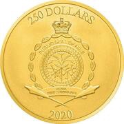250 Dollars - Elizabeth II Mandalorian Mythosaur obverse image