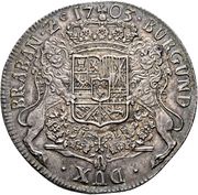 1 Ducaton - Philip V, Belgium, 1703-1705 reverse image