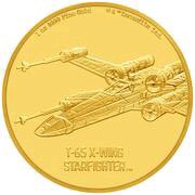 250 Dollars - Elizabeth II T-65 X-Wing Starfighter, Niue, 2020 reverse image
