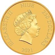 250 Dollars - Elizabeth II Back to the Future obverse image