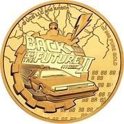 250 Dollars - Elizabeth II Back to the Future, Niue, 2021 reverse image