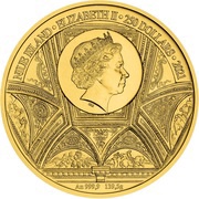 250 Dollars - Elizabeth II Czech National Theatre obverse image