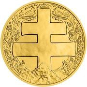 250 Dollars - Elizabeth II Slovak Cross, Niue, 2021 reverse image