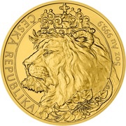 250 Dollars - Elizabeth II Czech Lion, Niue, 2021 reverse image