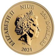 250 Dollars - Elizabeth II Superman obverse image