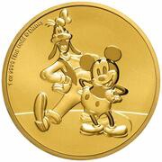 250 Dollars - Elizabeth II Mickey and Goofy, Niue, 2021 reverse image