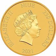 250 Dollars - Elizabeth II Mickey Mouse Christmas obverse image