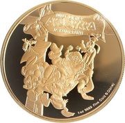 250 Dollars - Elizabeth II Aku Ankka, Niue, 2021 reverse image