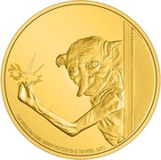 250 Dollars - Elizabeth II Dobby the House Elf, Niue, 2021 reverse image