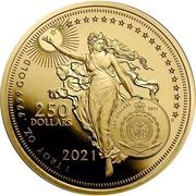 250 Dollars - Elizabeth II Leonardo da Vinci obverse image