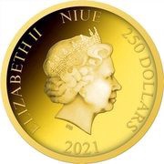 250 Dollars - Elizabeth II Bottlenose Dolphins obverse image