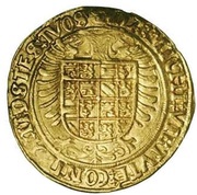 1 Gold Real - Charles V, Belgium, 1521-1545 reverse image