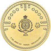 250 Dollars - Elizabeth II Sonic the Hedgehog obverse image
