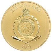 250 Dollars - Elizabeth II Grogu obverse image