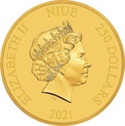 250 Dollars - Elizabeth II Millennium Falcon obverse image