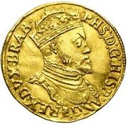 1 Gold Real - Philip II ANG in titles obverse image