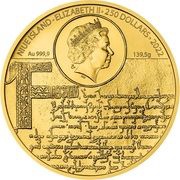 250 Dollars - Elizabeth II Golden Bull of Sicily obverse image