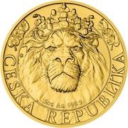 250 Dollars - Elizabeth II Czech Lion, Niue, 2022 reverse image