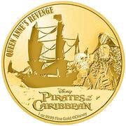 250 Dollars - Elizabeth II Queen Anne's Revenge, Niue, 2022 reverse image