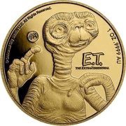 250 Dollars - Elizabeth II E.T. the Extra-Terrestrial, Niue, 2022 reverse image