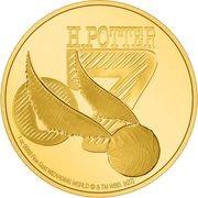 250 Dollars - Elizabeth II Golden Snitch, Niue, 2022 reverse image