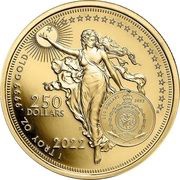 250 Dollars - Elizabeth II Albert Einstein obverse image