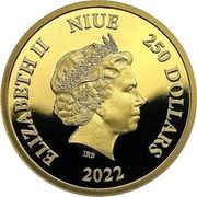 250 Dollars - Elizabeth II Roaring Lion obverse image